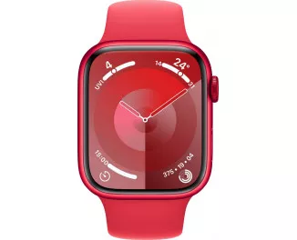 Смарт-часы Apple Watch Series 9 GPS 41mm (PRODUCT)RED Aluminum Case with (PRODUCT)RED Sport Band - M/L (MRXH3)