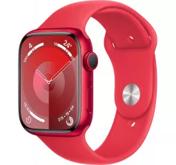 Смарт-годинник Apple Watch Series 9 GPS 41mm (PRODUCT)RED Aluminum Case with (PRODUCT)RED Sport Band - S/M (MRXG3)