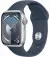 Смарт-часы Apple Watch Series 9 GPS 41mm Silver Aluminum Case with Storm Blue Sport Band - M/L (MR913)