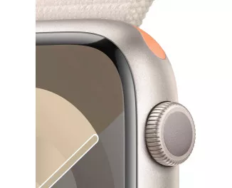 Смарт-часы Apple Watch Series 9 GPS 41mm Starlight Aluminum Case with Starlight Sport Loop (MR8V3)