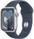 Смарт-часы Apple Watch Series 9 GPS 45mm Silver Aluminum Case with Storm Blue Sport Band - M/L (MR9E3)