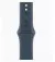 Смарт-годинник Apple Watch Series 9 GPS + Cellular 41mm Silver Aluminum Case with Storm Blue Sport Band - S/M (MRHV3)