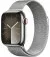Смарт-часы Apple Watch Series 9 GPS + Cellular 41mm Silver Stainless Steel Case with Silver Milanese Loop (MRJ43)