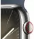 Смарт-годинник Apple Watch Series 9 GPS + Cellular 45mm Silver Stainless Steel Case with Storm Blue Sport Band - M/L (MRMP3)