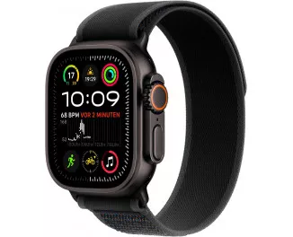 Смарт-часы Apple Watch Ultra 2 2024 GPS + Cellular 49mm Black Titanium Case with Black Trail Loop - M/L (MX4V3)