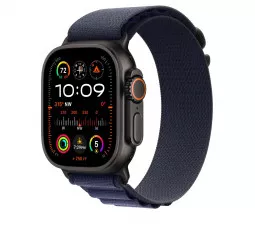 Смарт-часы Apple Watch Ultra 2 2024 GPS + Cellular 49mm Black Titanium Case with Navy Alpine Loop - Medium (MYTF3+MYPX3)