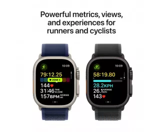 Смарт-часы Apple Watch Ultra 2 2024 GPS + Cellular 49mm Natural Titanium Case with Navy Ocean Band (MX4D3)