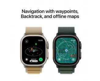 Смарт-часы Apple Watch Ultra 2 2024 GPS + Cellular 49mm Natural Titanium Case with Navy Ocean Band (MX4D3)