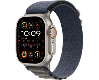 Смарт-годинник Apple Watch Ultra 2 GPS + Cellular 49mm Titanium Case with Blue Alpine Loop - Large (MREQ3)