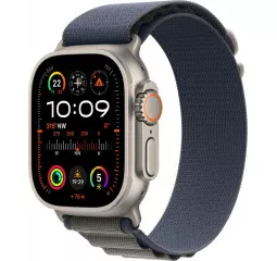 Смарт-часы Apple Watch Ultra 2 GPS + Cellular 49mm Titanium Case with Blue Alpine Loop - Small (MREK3)