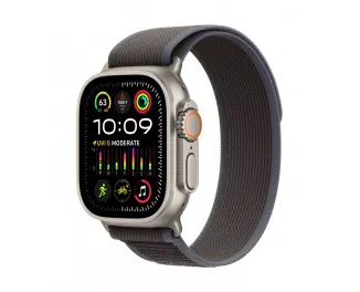 Смарт-часы Apple Watch Ultra 2 GPS + Cellular 49mm Titanium Case with Blue/Black Trail Loop - M/L (MRF63)