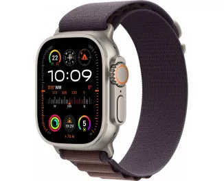 Смарт-часы Apple Watch Ultra 2 GPS + Cellular 49mm Titanium Case with Indigo Alpine Loop - Large (MREW3)