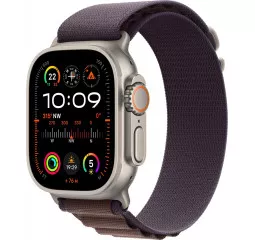 Смарт-часы Apple Watch Ultra 2 GPS + Cellular 49mm Titanium Case with Indigo Alpine Loop - Small (MRER3)