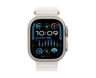 Смарт-часы Apple Watch Ultra 2 GPS + Cellular 49mm Titanium Case with White Ocean Band (MREJ3)