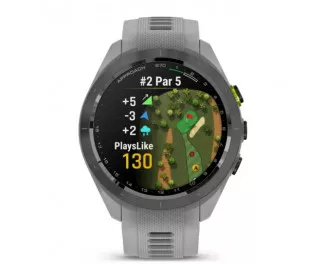 Смарт-годинник GARMIN Approach S70 42mm B. Ceramic Bezel w. Powder Gray S. Band (010-02746-01/11)