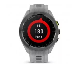 Смарт-годинник GARMIN Approach S70 42mm B. Ceramic Bezel w. Powder Gray S. Band (010-02746-01/11)