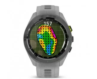 Смарт-годинник GARMIN Approach S70 42mm B. Ceramic Bezel w. Powder Gray S. Band (010-02746-01/11)