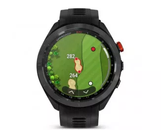 Смарт-годинник GARMIN Approach S70 47mm B. Ceramic Bezel w. Black S. Band (010-02746-02/12)