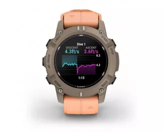Смарт-часы GARMIN Descent G2 Paloma with Shell Pink Band (010-02986-01)