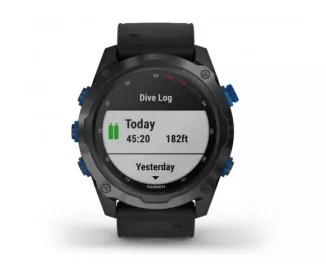 Смарт-часы GARMIN Descent Mk2i Titanium Carbon Gray DLC with Black Band (010-02132-01/11)