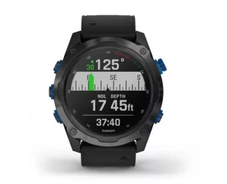 Смарт-часы GARMIN Descent Mk2i Titanium Carbon Gray DLC with Black Band (010-02132-01/11)