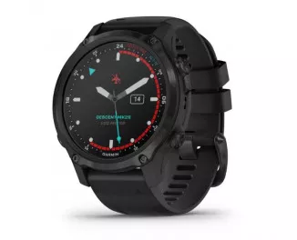 Смарт-часы GARMIN Descent Mk2S Carbon Grey with Black Silicone Band (010-02403-04)
