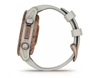 Смарт-годинник GARMIN Descent Mk3i – 43 mm Bronze PVD Titanium with French Gray Silicone Band (010-02753-13/14)