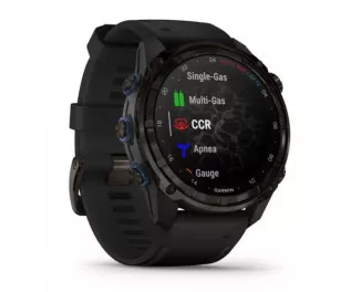 Смарт-годинник GARMIN Descent Mk3i 51mm Carbon Gray DLC Titanium with Black Silicone Band (010-02752-10/11)