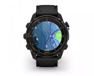 Смарт-годинник GARMIN Descent Mk3i 51mm Carbon Gray DLC Titanium with Black Silicone Band (010-02752-10/11)