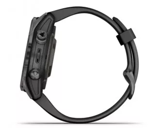 Смарт-годинник GARMIN Epix Pro (Gen 2) Sapphire 42mm Carbon G. DLC Ti. with Black Band (010-02802-15)