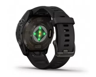 Смарт-годинник GARMIN Epix Pro (Gen 2) Sapphire 42mm Carbon G. DLC Ti. with Black Band (010-02802-15)