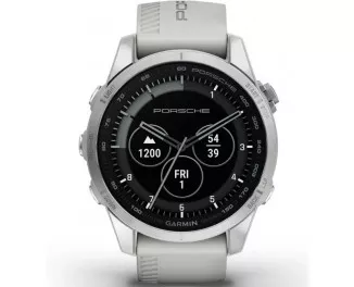 Смарт-часы GARMIN Epix Pro (Gen 2) Sapphire 42mm Porsche Design Silver w. Whitestone Band (010-02802-50)