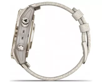 Смарт-часы GARMIN Epix Pro (Gen 2) Sapphire 42mm Soft Gold w. Cream H. Nylon Band (010-02802-20)