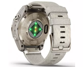 Смарт-часы GARMIN Epix Pro (Gen 2) Sapphire 42mm Soft Gold w. Cream H. Nylon Band (010-02802-20)
