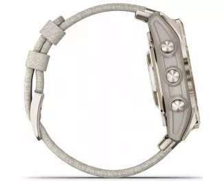 Смарт-часы GARMIN Epix Pro (Gen 2) Sapphire 42mm Soft Gold w. Cream H. Nylon Band (010-02802-20)