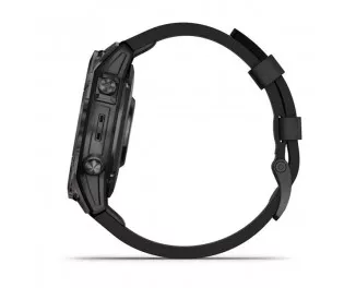 Смарт-часы GARMIN Epix Pro (Gen 2) Sapphire 47mm Carbon G. DLC Tit. with B. Leather Band (010-02803-30)