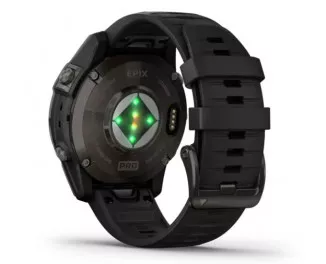 Смарт-часы GARMIN Epix Pro (Gen 2) Sapphire 47mm Carbon G. DLC Tit. with Black Band (010-02803-10/11)