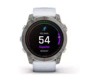 Смарт-часы GARMIN Epix Pro (Gen 2) Sapphire 51mm Titanium w. Whitestone Band (010-02804-11)