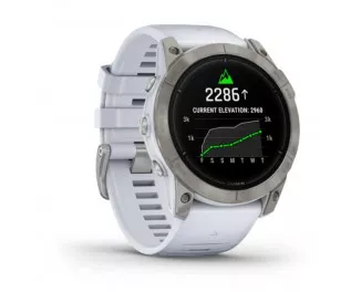 Смарт-часы GARMIN Epix Pro (Gen 2) Sapphire 51mm Titanium w. Whitestone Band (010-02804-11)