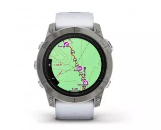 Смарт-часы GARMIN Epix Pro (Gen 2) Sapphire 51mm Titanium w. Whitestone Band (010-02804-11)