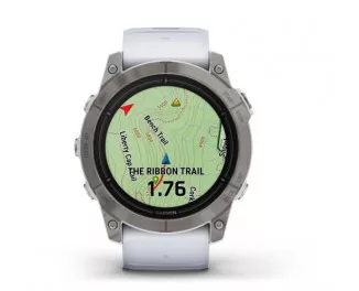 Смарт-часы GARMIN Epix Pro (Gen 2) Sapphire 51mm Titanium w. Whitestone Band (010-02804-11)