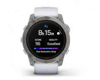 Смарт-часы GARMIN Epix Pro (Gen 2) Sapphire 51mm Titanium w. Whitestone Band (010-02804-11)