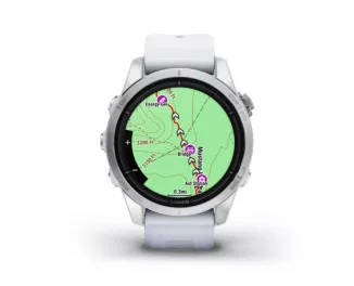 Смарт-часы GARMIN Epix Pro (Gen 2) Standard Edition | 42 mm Silver with Whitestone Band (010-02802-01)