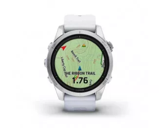 Смарт-часы GARMIN Epix Pro (Gen 2) Standard Edition | 42 mm Silver with Whitestone Band (010-02802-01)
