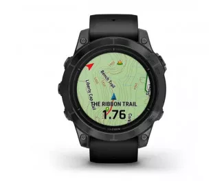 Смарт-часы GARMIN Epix Pro (Gen 2) Standard Edition | 47 mm Slate Gray with Black Band (010-02803-01)