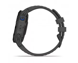Смарт-часы GARMIN Fenix 6 Pro Solar Black with Gray Band (010-02410-10)