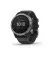 Смарт-годинник GARMIN Fenix 6 Solar Silver with black band (010-02410-00)