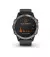 Смарт-годинник GARMIN Fenix 6 Solar Silver with black band (010-02410-00)