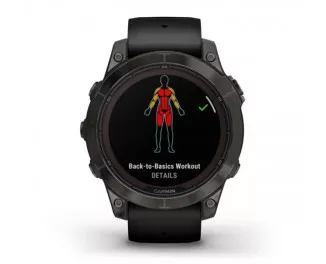 Смарт-часы GARMIN Fenix 7 Pro Sapphire Solar Carbon G. DLC Tit. with Black Band (010-02777-10/11)