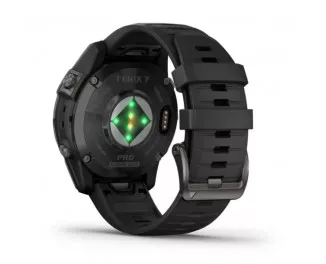 Смарт-часы GARMIN Fenix 7 Pro Sapphire Solar Carbon G. DLC Tit. with Black Band (010-02777-10/11)